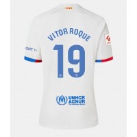 Barcelona Vitor Roque #19 Auswärtstrikot Frauen 2023-24 Kurzarm